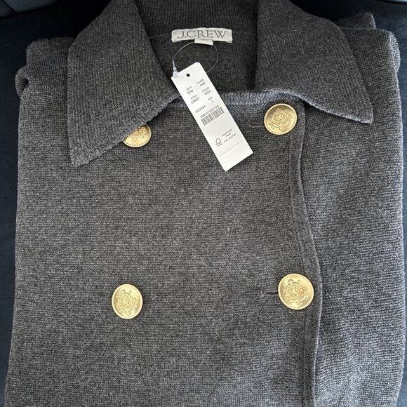 J. Crew Warwick Sweater Blazer, Large, Charcoal - Picture 2 of 4